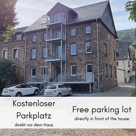 Terrasse Der Ruhe Im Alten Winzerhaus Am Calmont 아파트 브렘