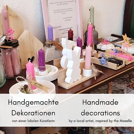 דירה Winzerhaus Am Calmont - Terrasse Der Ruhe ברם