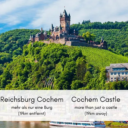 Winzerhaus Am Calmont - Terrasse Der Ruhe * ברם