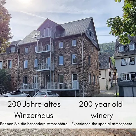 Terrasse Der Ruhe Im Alten Winzerhaus Am Calmont 아파트